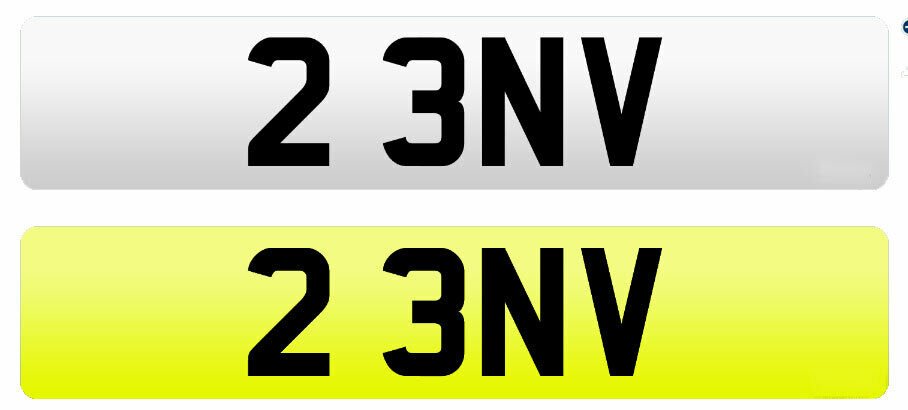 23 NV Private Number Plate