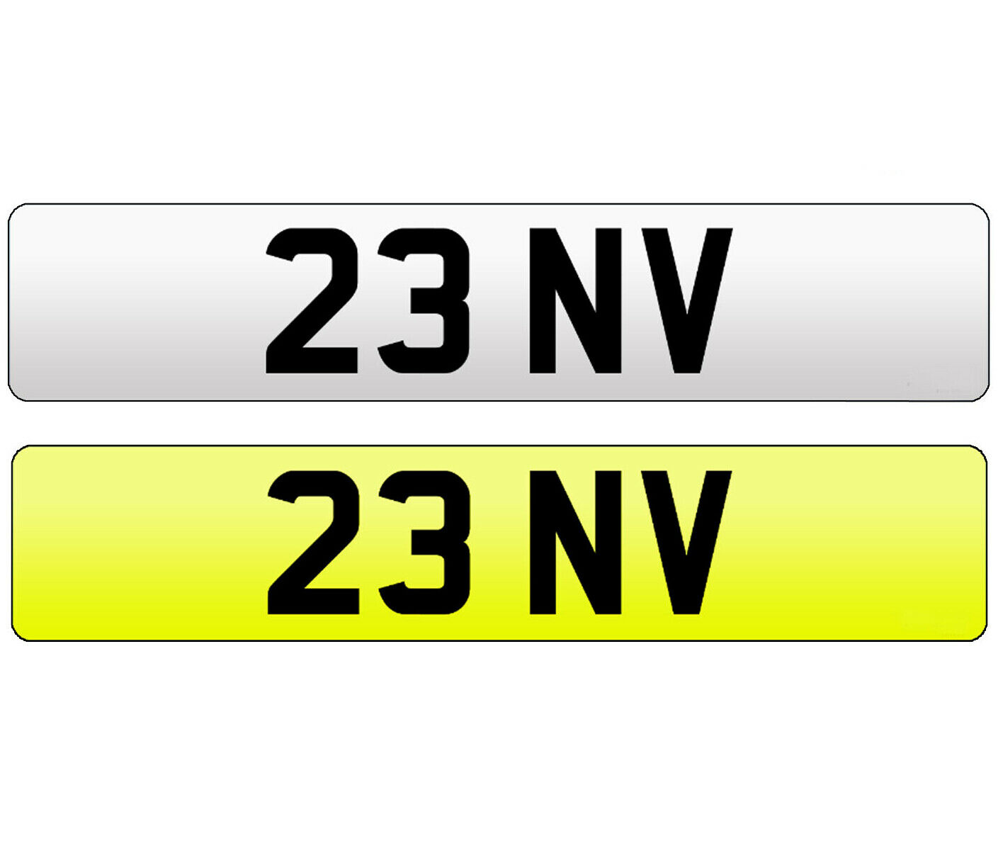 23 NV Private Number Plate