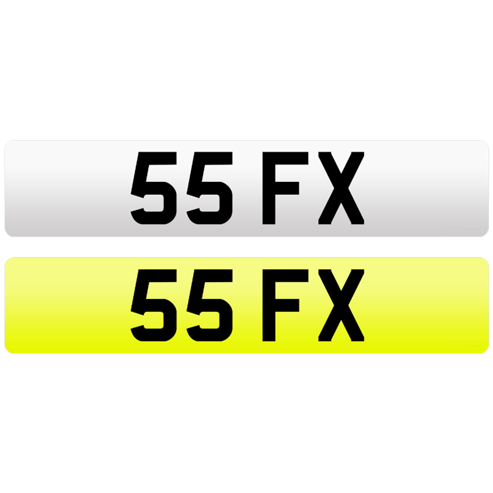 55 FX-NUMBERPLATE