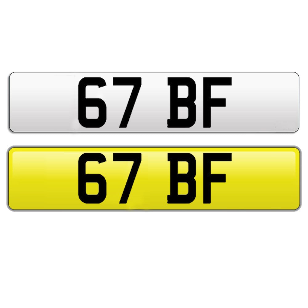67 BF-NUMBERPLATE