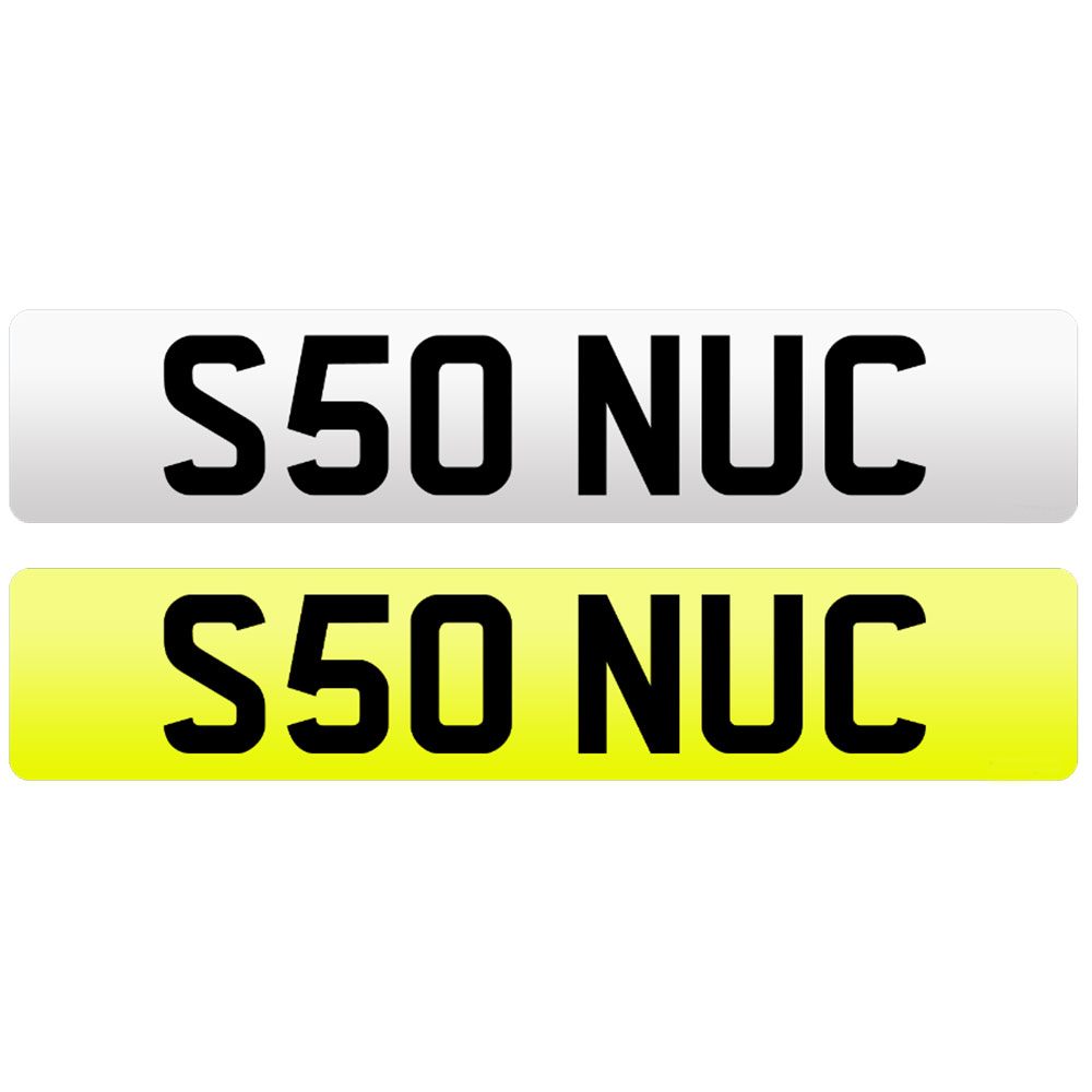 S50 NUC-NUMBERPLATE