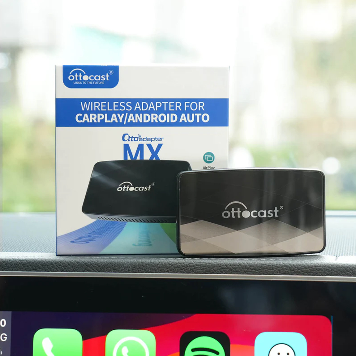 Ottocast MX360 3 in 1 Wireless CarPlay / Android Auto AirPlay