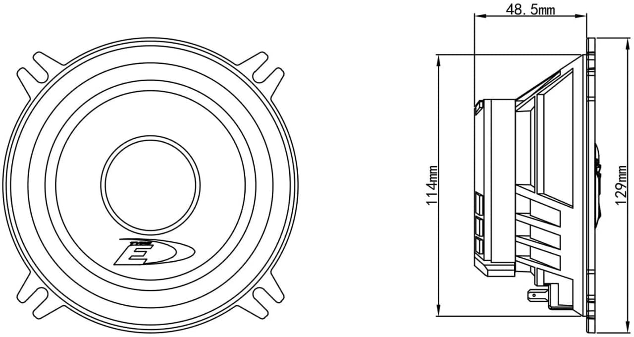 Alpine SXE-1350S 5 inch (13 cm) SXE-1350S