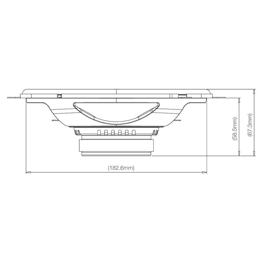Alpine Club 8620 6" x 8" Speaker Club 8620