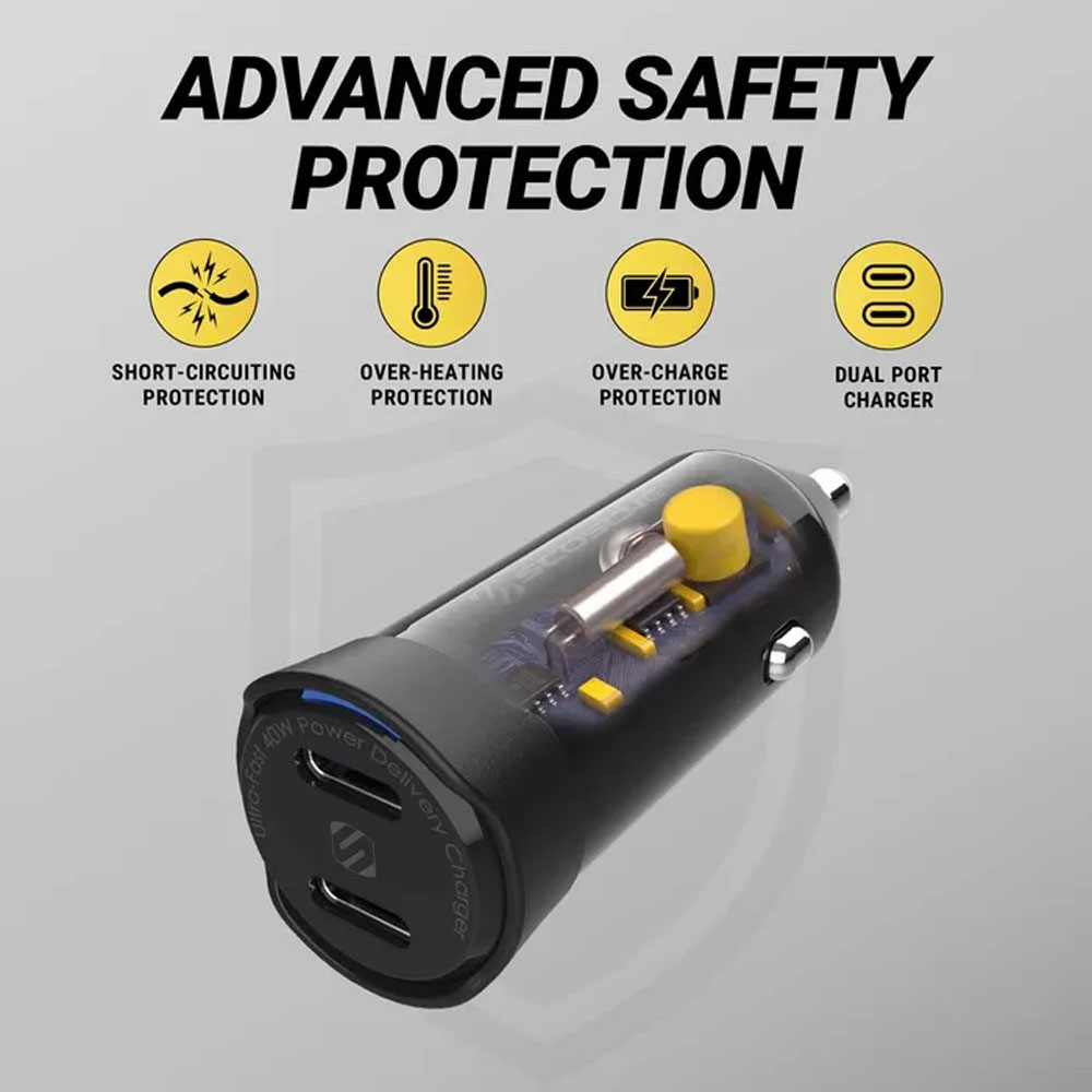 Scosche CPDCC40M-SP Car Charger CPDCC40M-SP