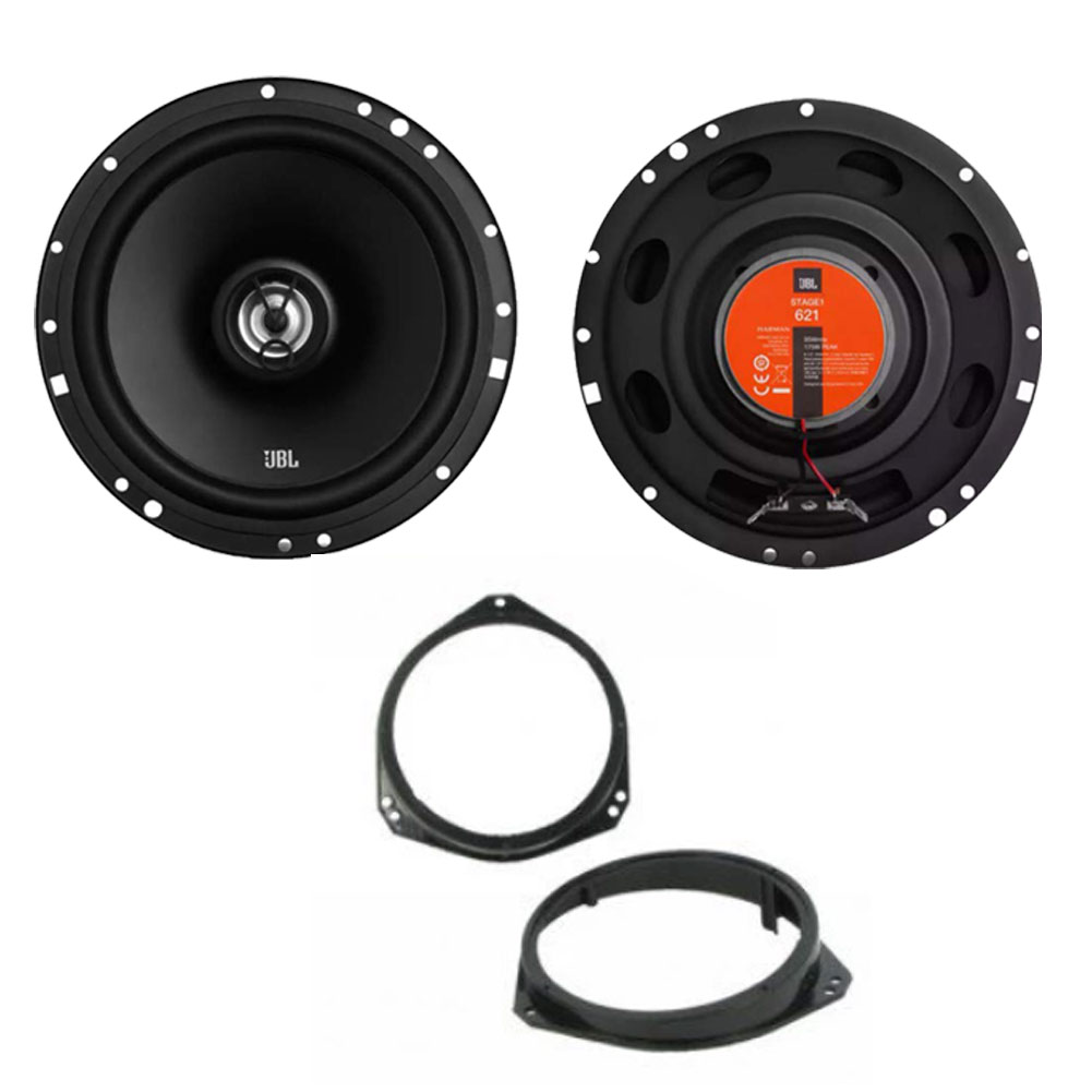 Vauxhall Corsa C JBL 16.5cm Front Door Speaker Upgrade Kit