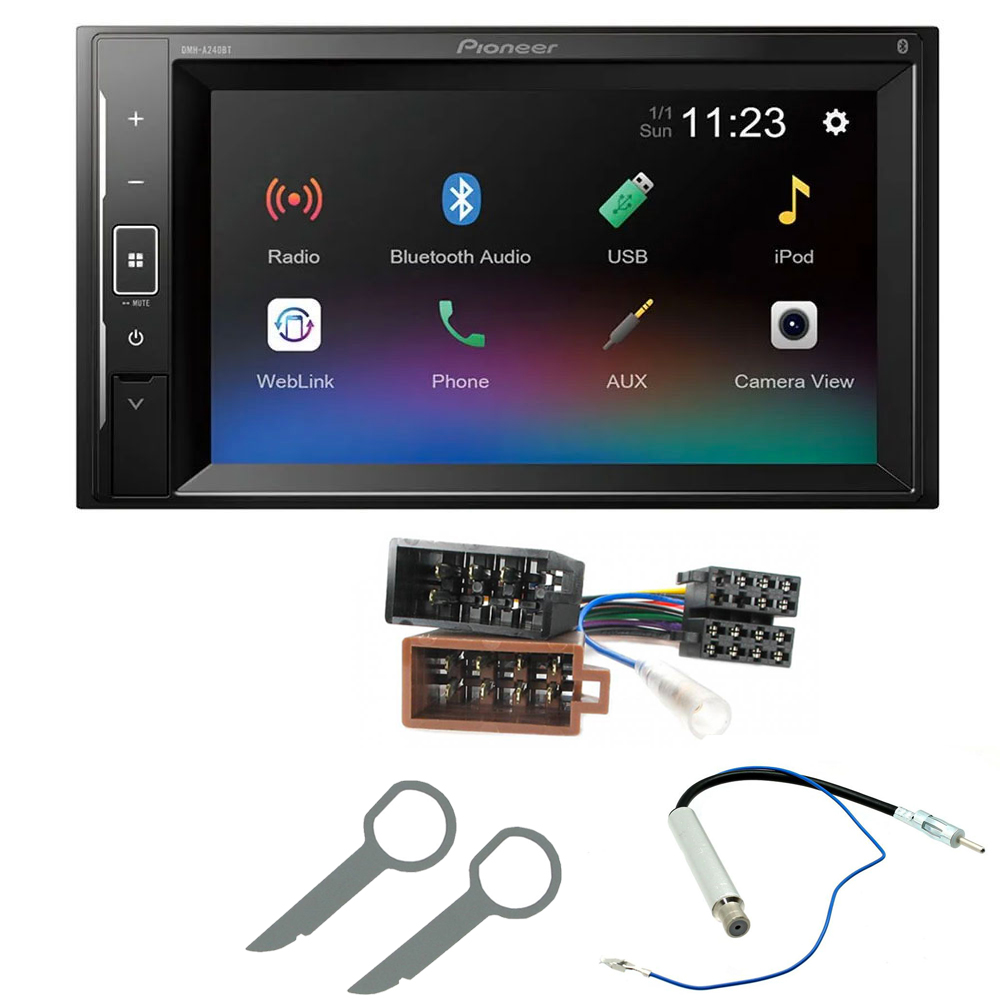 Volkswagen Pioneer 6.2" Screen Bluetooth iPod iPhone Stereo Upgrade Kit