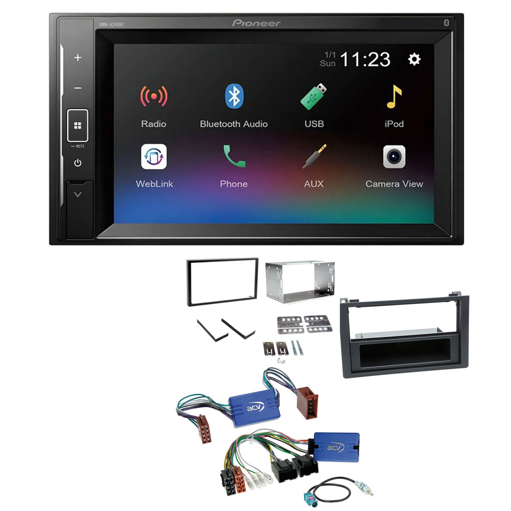 Saab 9-3 2006-2014 Pioneer 6.2" Screen Bluetooth iPod iPhone Stereo Upgrade Kit