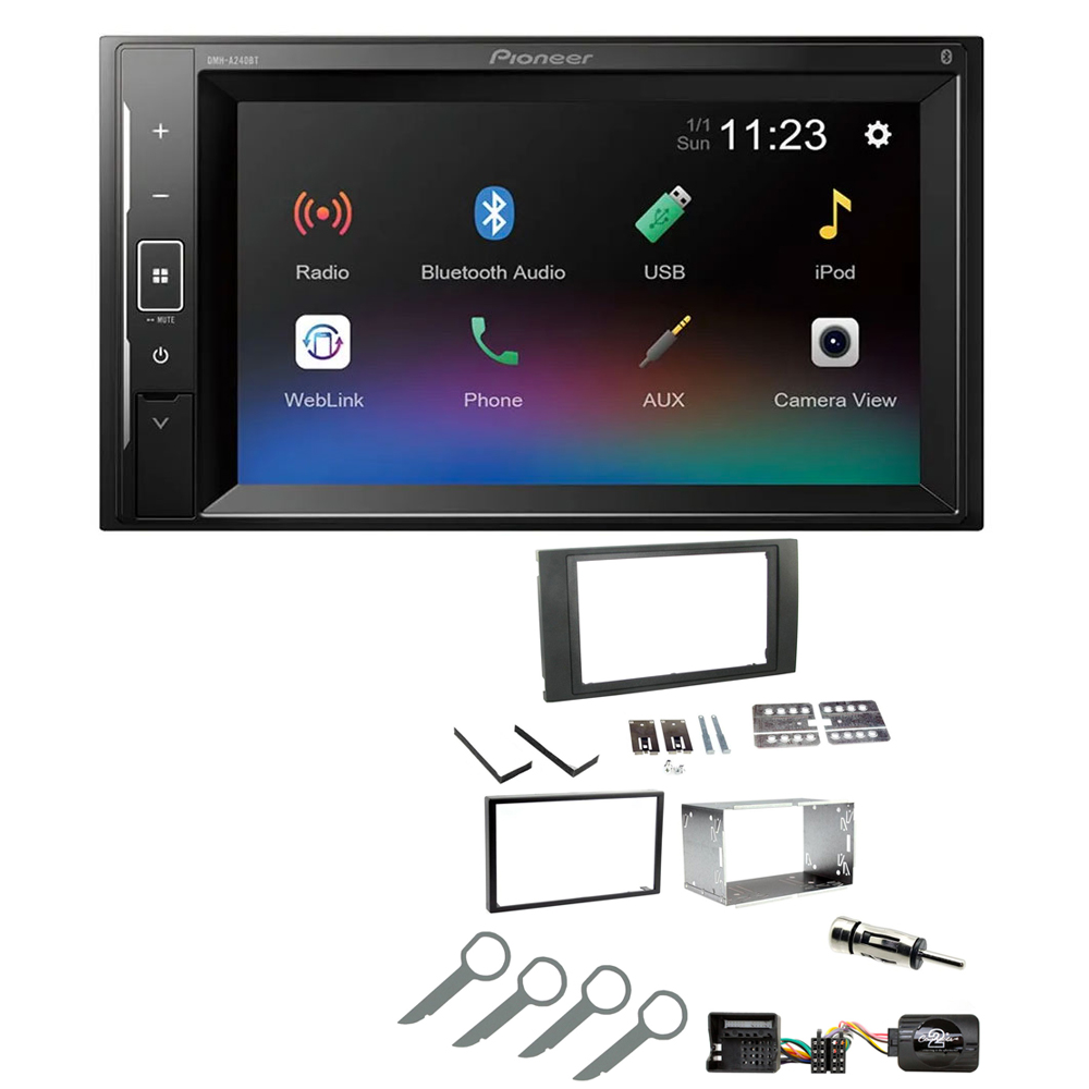 Ford Focus, Fiesta, Transit Pioneer 6.2" Screen Bluetooth iPod iPhone Stereo Upgrade Kit
