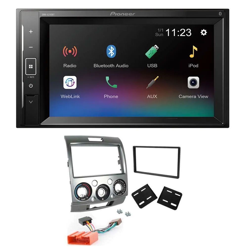 Ford Ranger 2007 - 2012 Pioneer 6.2" Touch Screen Bluetooth iPod iPhone Stereo Upgrade Kit