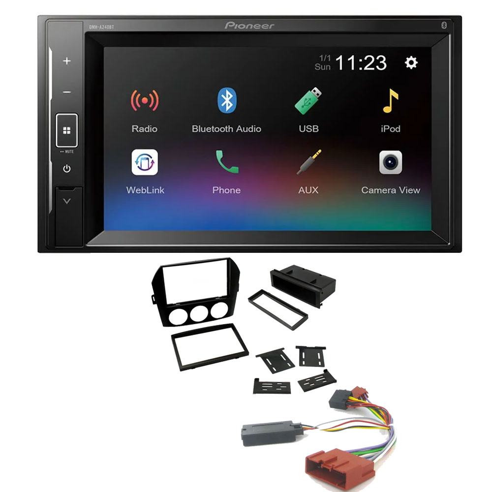 Mazda MX-5 2006-2008 Pioneer 6.2" Touch Screen Bluetooth iPod iPhone Stereo Upgrade Kit