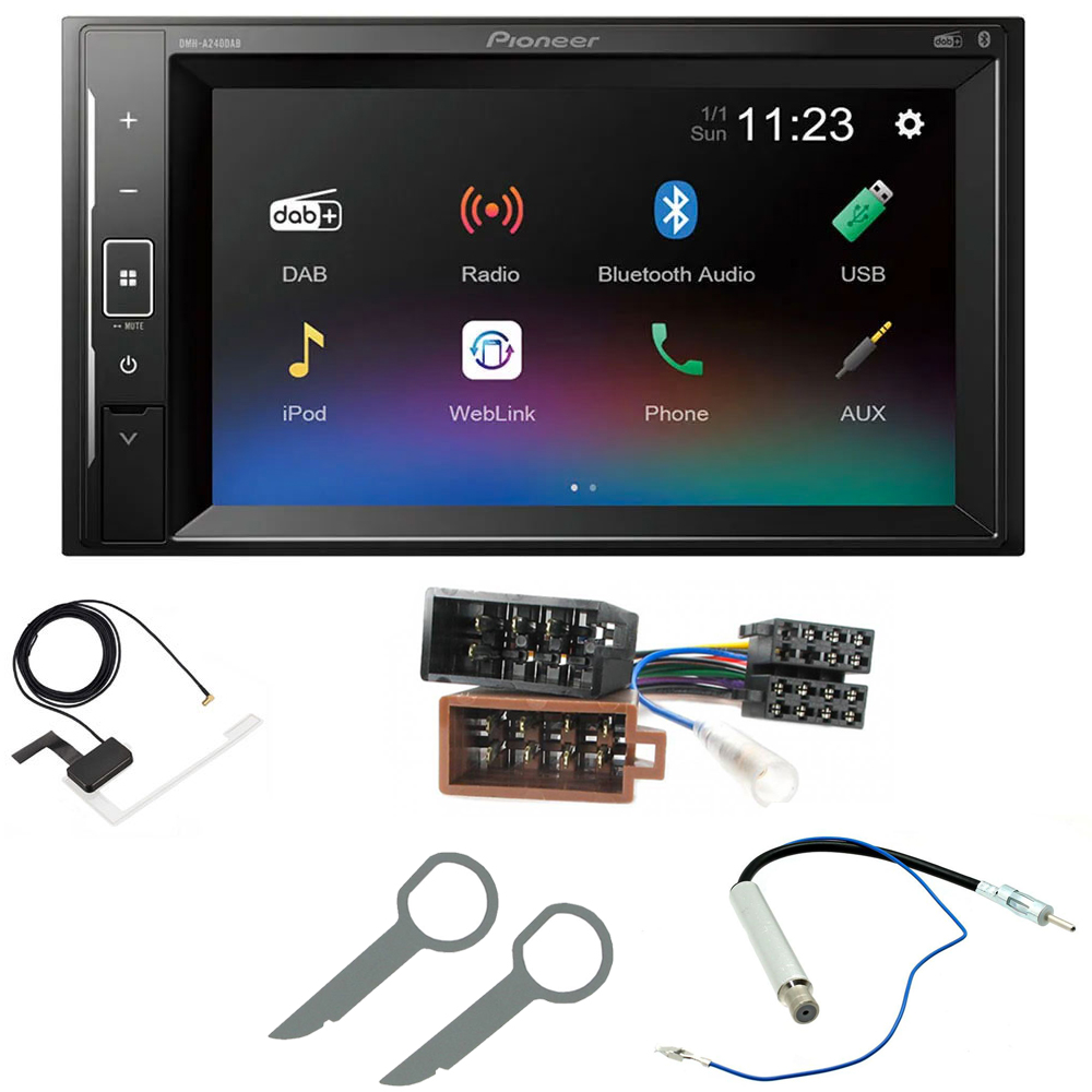 DMH-A240DAB + AN-DAB1 + FKIT-VW-33
