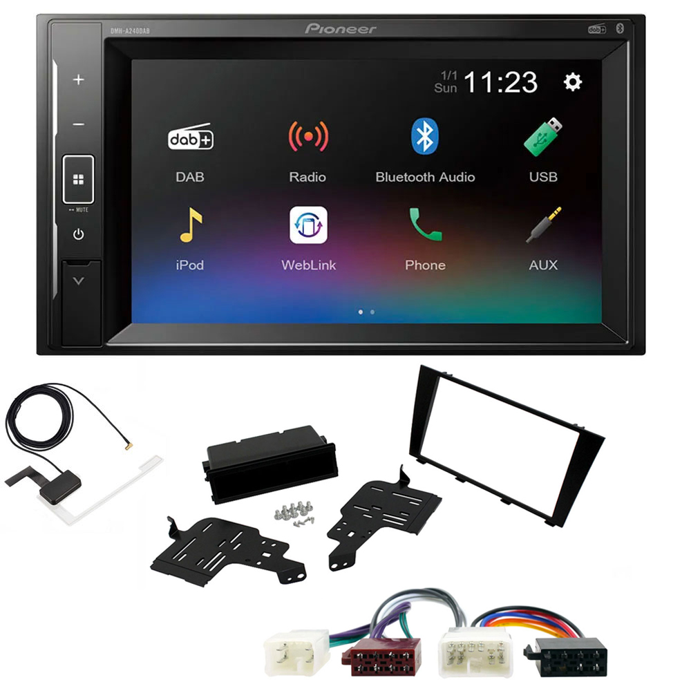 Lexus Pioneer DAB Digital Radio, 6.2" Screen Bluetooth iPod iPhone Stereo Upgrade Kit