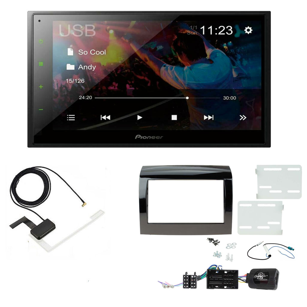 Fiat Ducato 2015-2021 Pioneer 6.8" Double Din Bluetooth WebLink USB DAB Radio Upgrade Kit