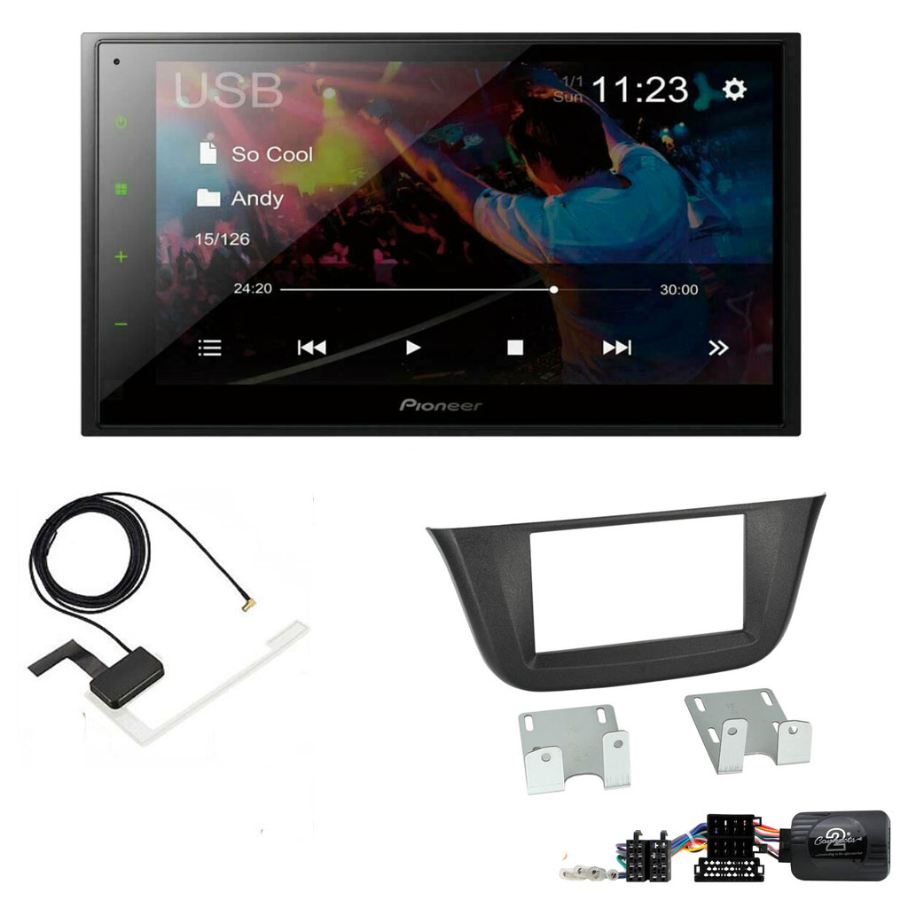 Iveco Daily 2014-2021 Pioneer 6.8" Double Din Bluetooth WebLink USB DAB Radio Upgrade Kit