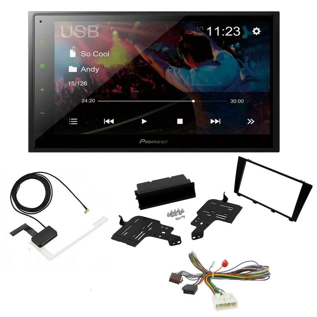 Lexus IS200, IS300 Pioneer 6.8" Double Din Bluetooth WebLink USB DAB Radio Upgrade Kit