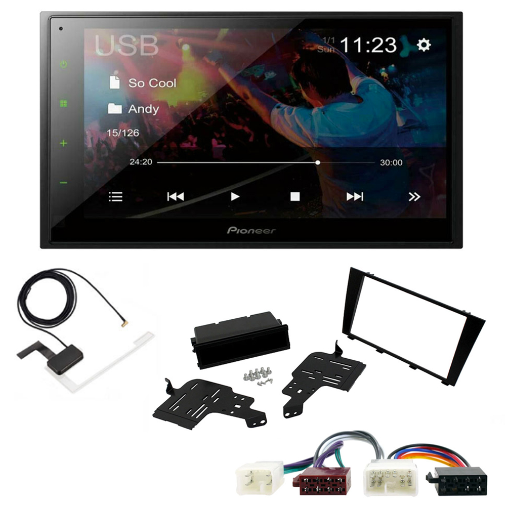 Lexus Pioneer 6.8" Screen iPod iPhone Bluetooth WebLink USB DAB Radio Upgrade Kit