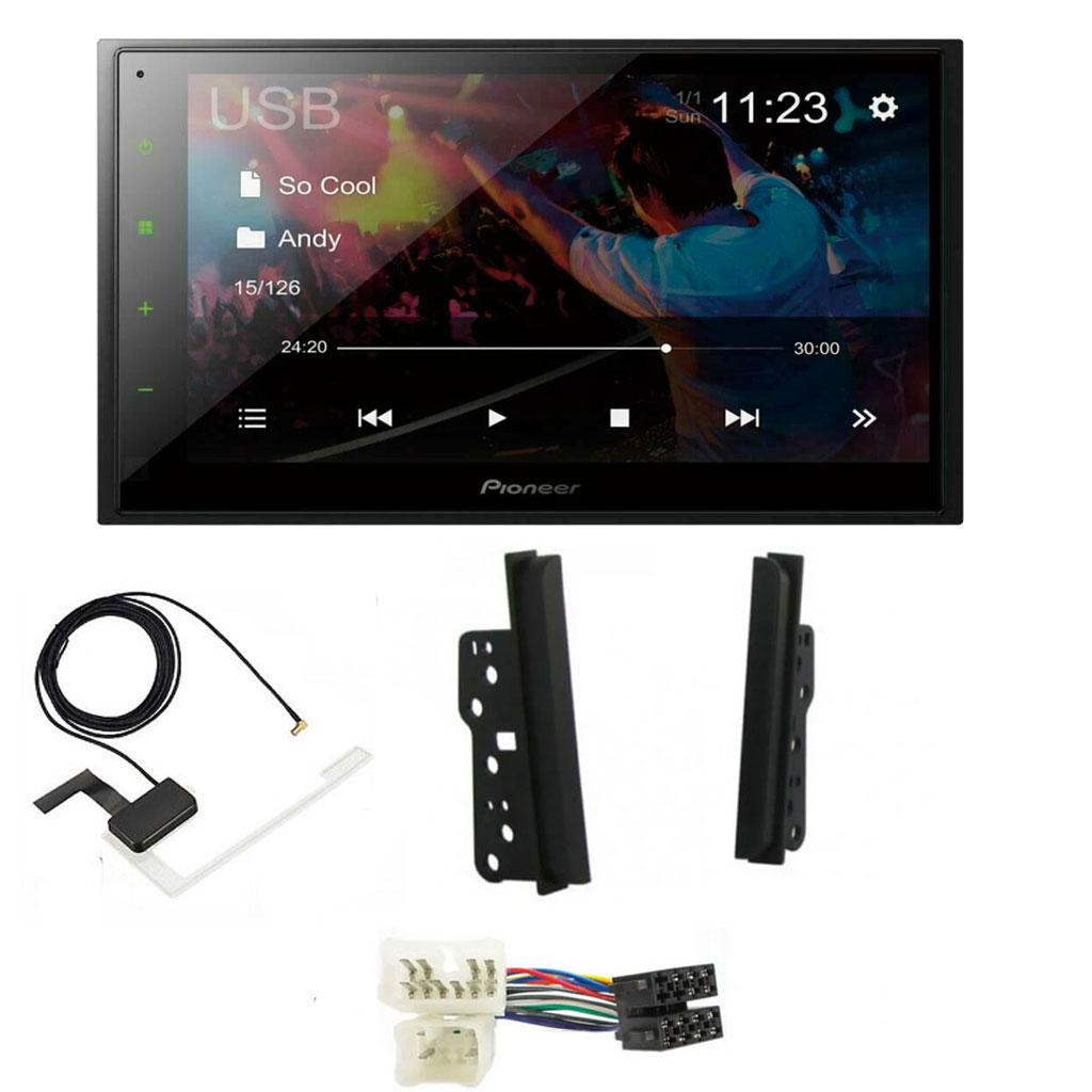 Toyota Pioneer Pioneer 6.8" Double Din Bluetooth WebLink USB DAB Radio Upgrade Kit