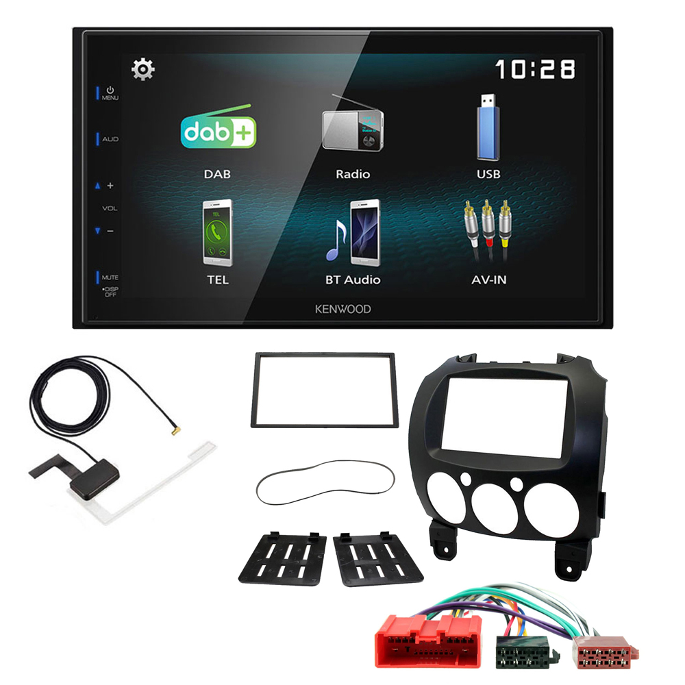 DMX125DAB + Aerial + FKIT-MAZDA-10
