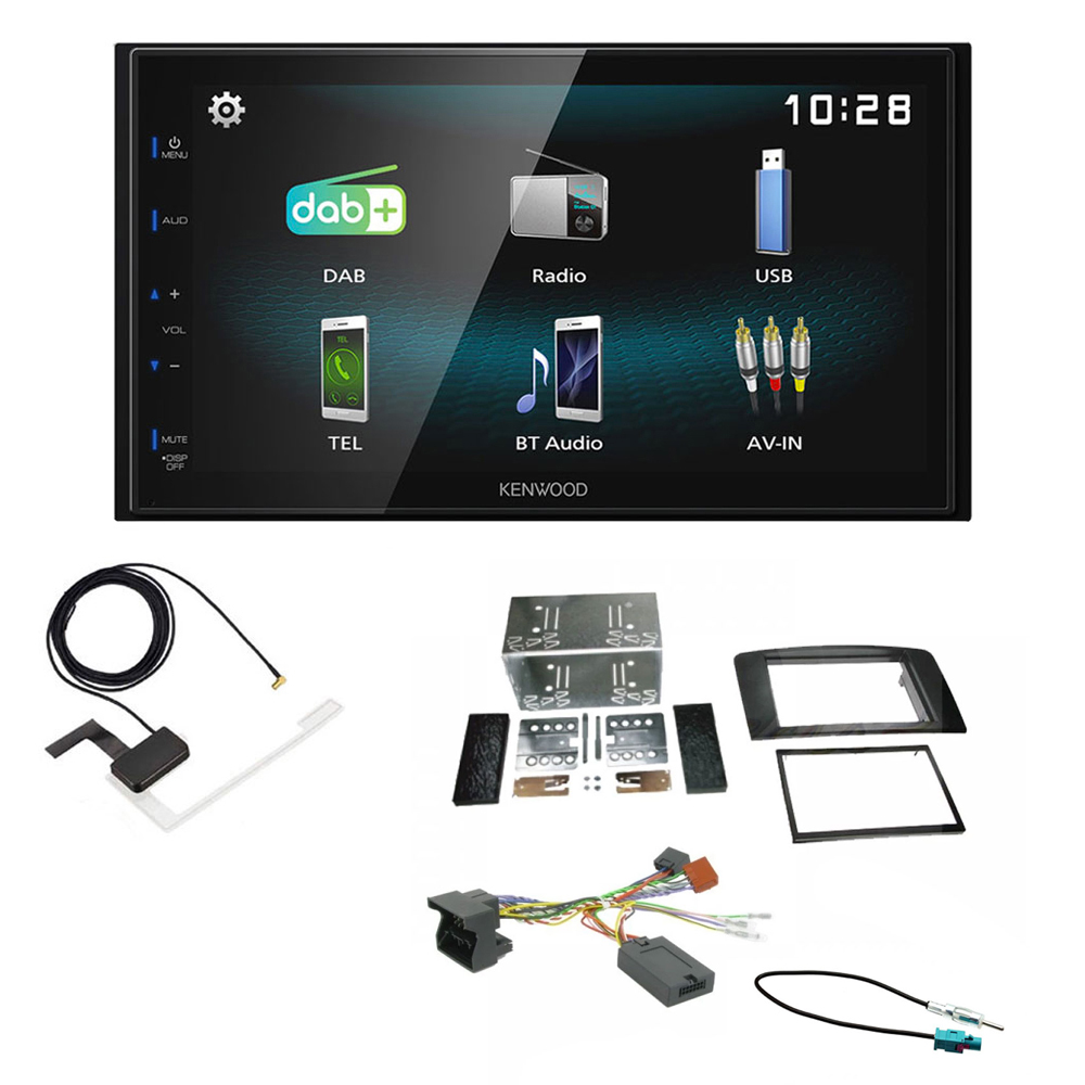 DMX125DAB + Aerial + FKIT-MERCEDES-09