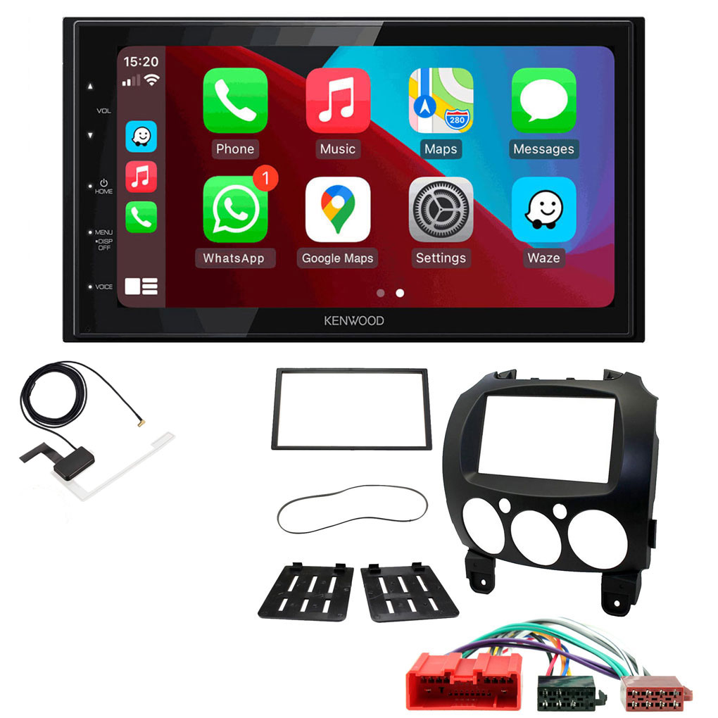 DMX5020DABS + Aerial + FKIT-MAZDA-10
