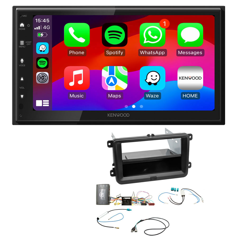 Kenwood DMX5023DABS + Aerial + FKIT-VW-66 Android Auto DMX5023DABS + Aerial + FKIT-VW-66
