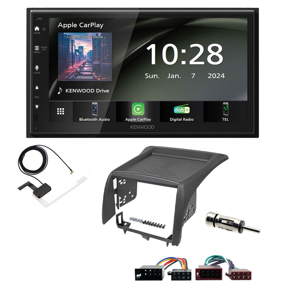 Kenwood DMX6523DABS + Aerial + FKIT-FIAT-61 Peugeot DMX6523DABS + Aerial + FKIT-FIAT-61