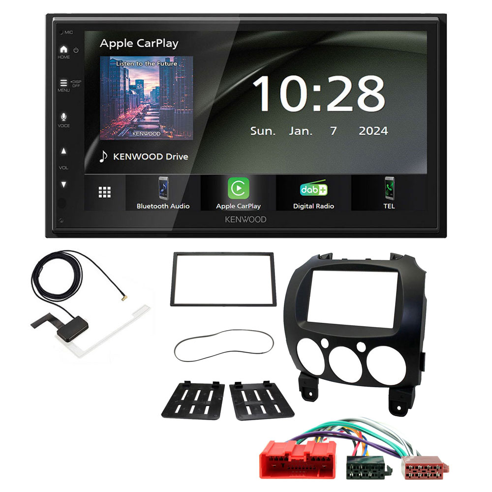 DMX6523DABS + Aerial + FKIT-MAZDA-10