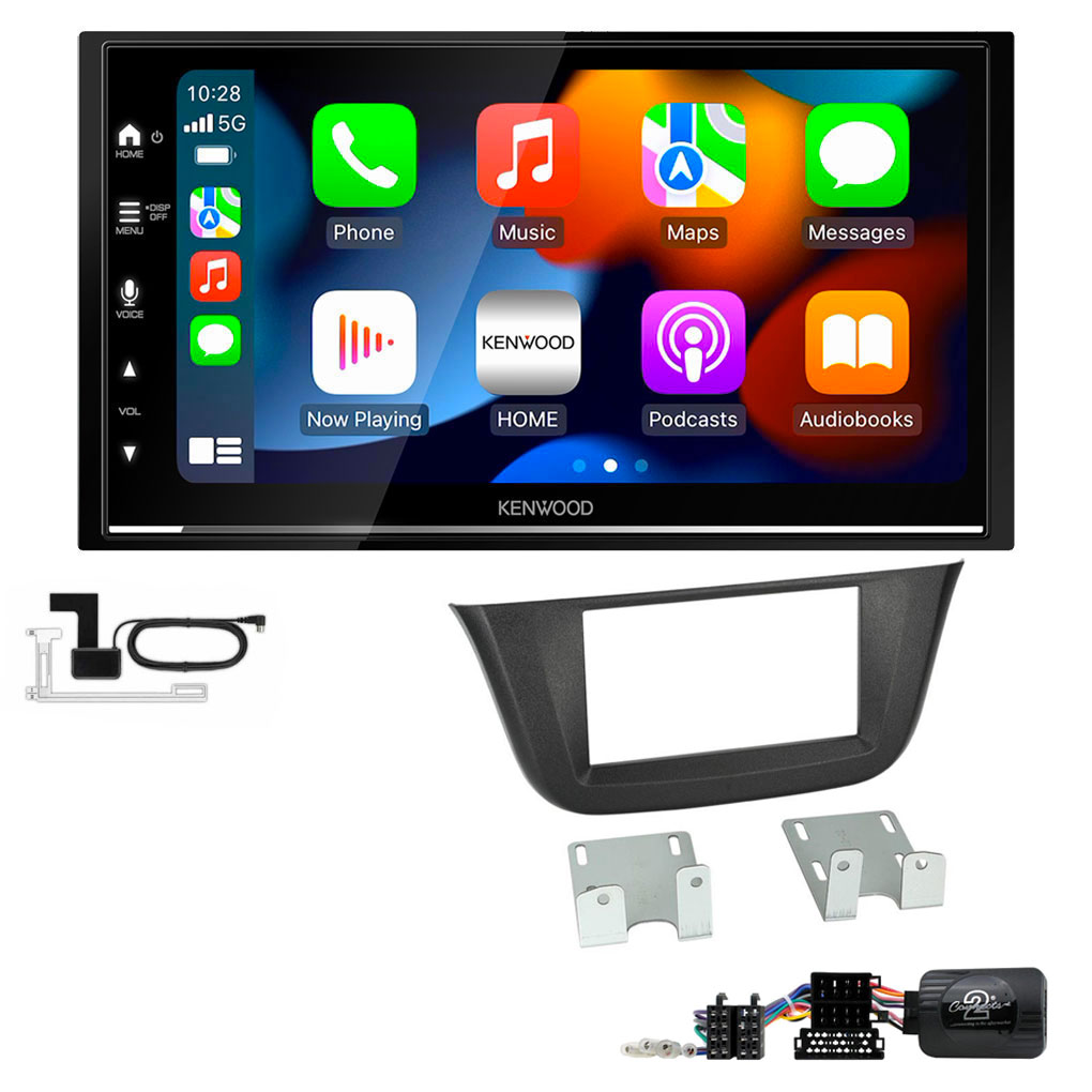 Iveco Daily 2004 - 2021 Kenwood DMX7722DABS Wireless Apple CarPlay Android Auto DAB Stereo Upgrade Kit