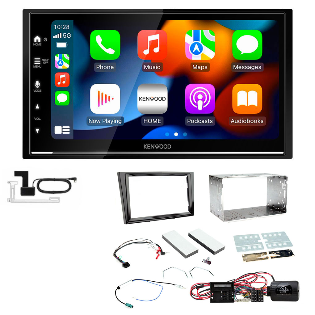 Vauxhall Astra, Corsa Kenwood DMX7722DABS Wireless Apple CarPlay Android Auto Stereo Upgrade Kit