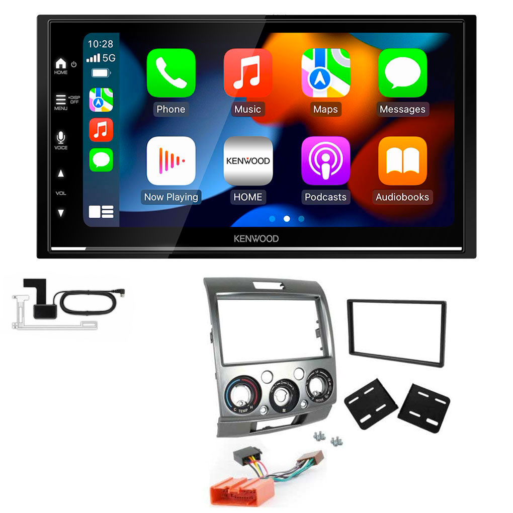 Ford Ranger 2007 - 2012 Kenwood DMX7722DABS Wireless Apple CarPlay Android Auto DAB Stereo Upgrade Kit
