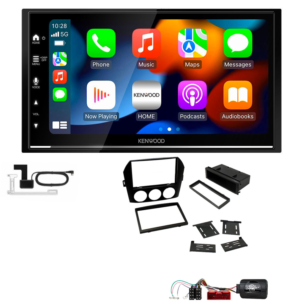 Mazda MX5 Kenwood DMX7722DABS Wireless Apple CarPlay Android