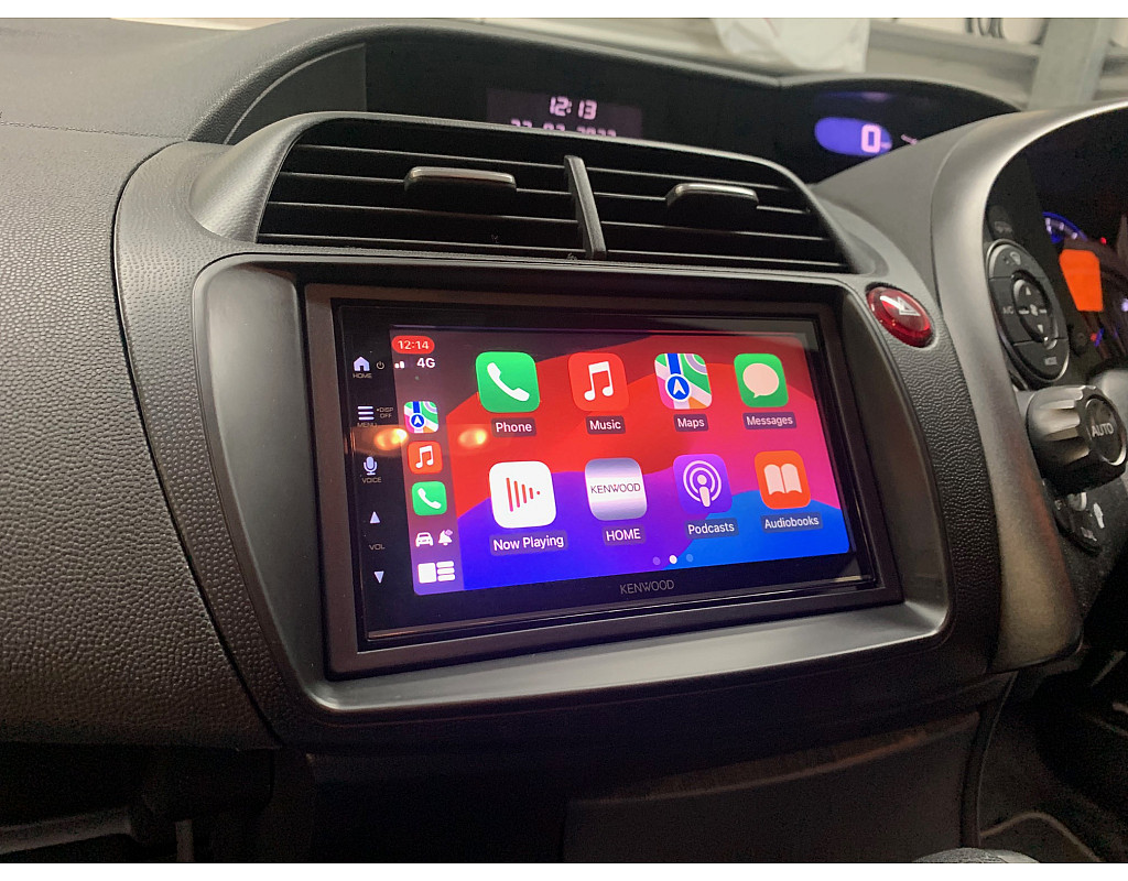 Honda Civic 2006 - 2011 Kenwood DMX7722DABS Wireless Apple CarPlay Android Auto DAB Stereo Upgrade Kit