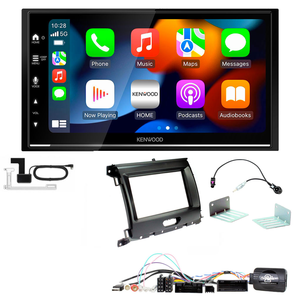 Ford Ranger 2016-2020 Kenwood DMX7722DABS Wireless Apple CarPlay Android Auto DAB Stereo Upgrade Kit