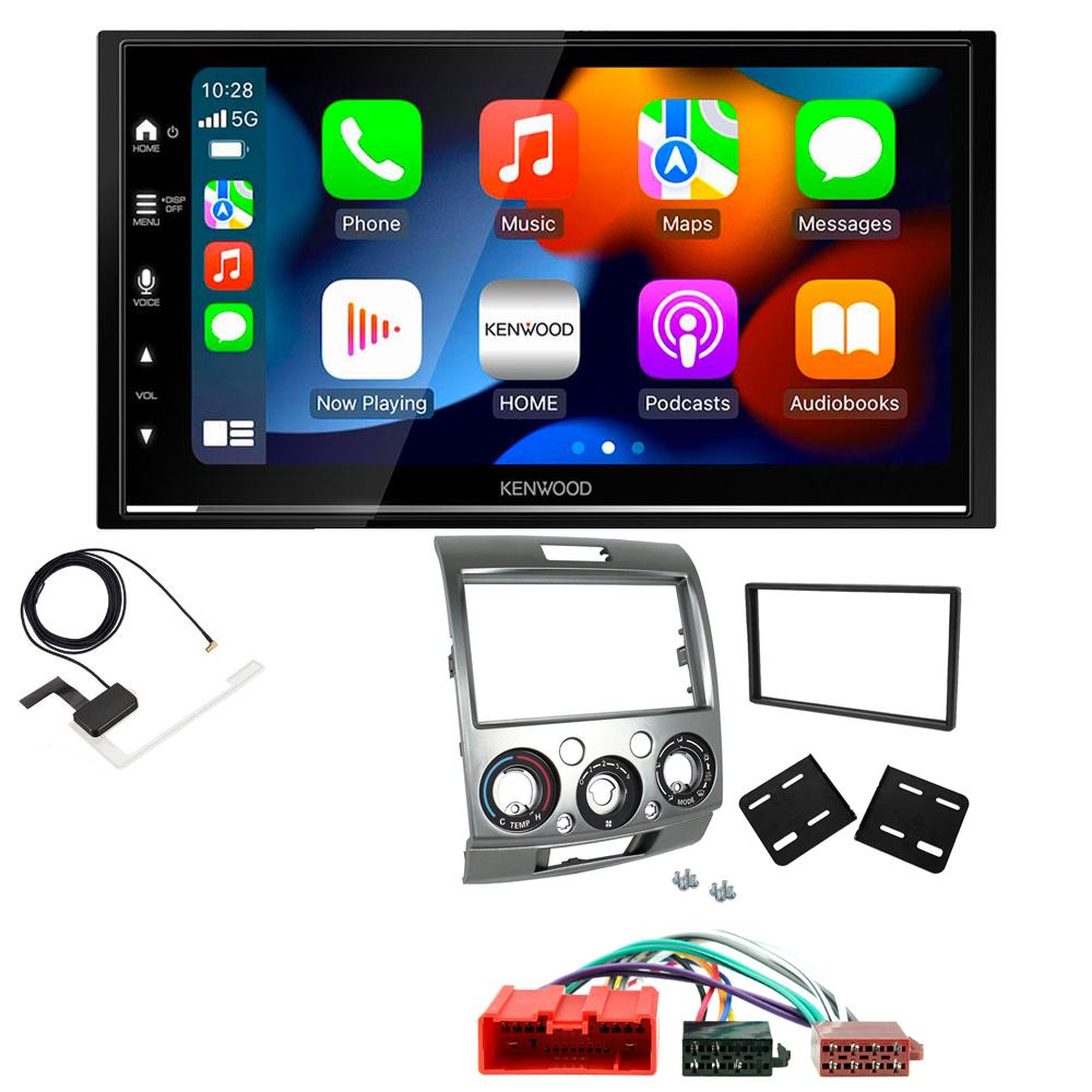 Ford Ranger 2007 - 2012 Kenwood DMX7722DABS Wireless Apple CarPlay Android Auto DAB Stereo Upgrade Kit