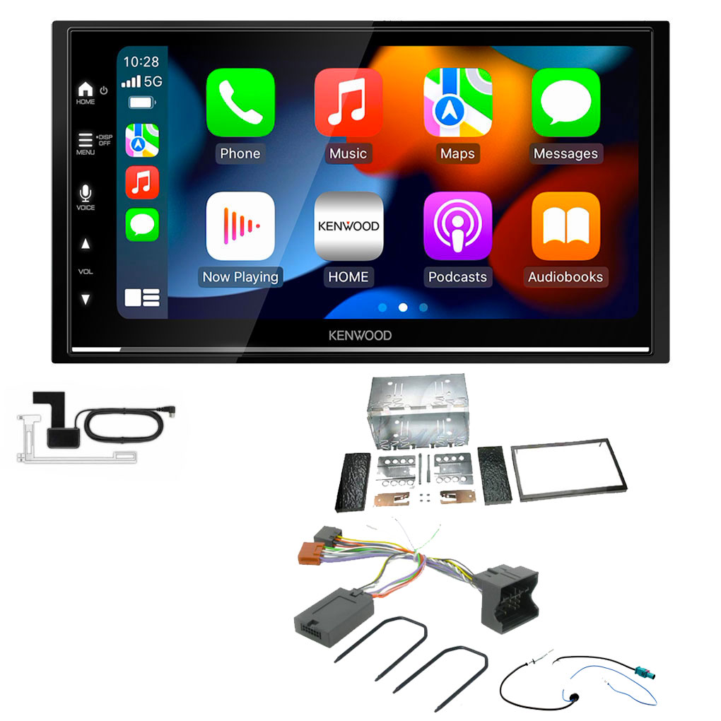 Citroen C2, C3 Kenwood DMX7722DABS Wireless Apple CarPlay