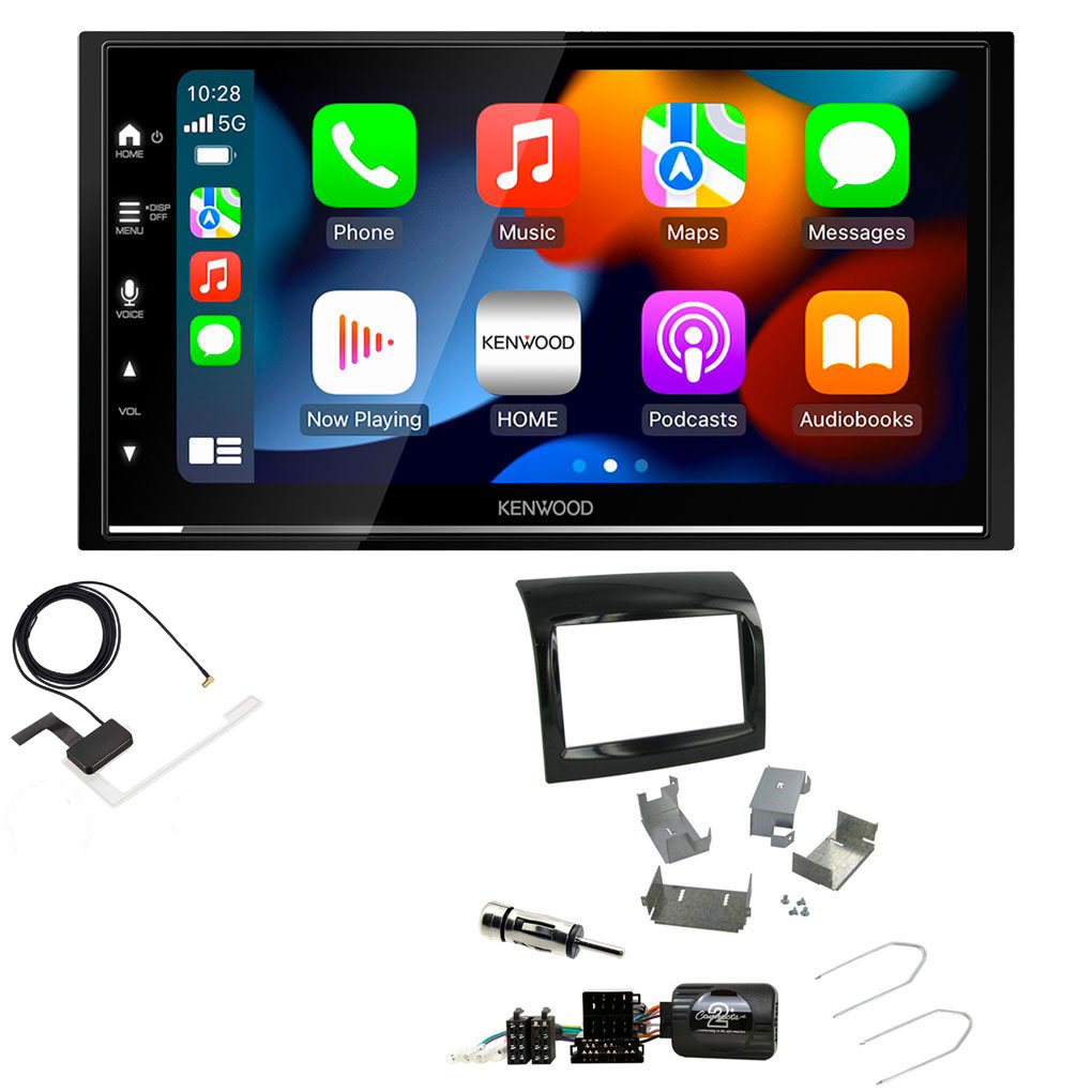 Citroen Relay 2012-2014 Kenwood DMX7722DABS Wireless Apple CarPlay Android Auto DAB Stereo Upgrade Kit