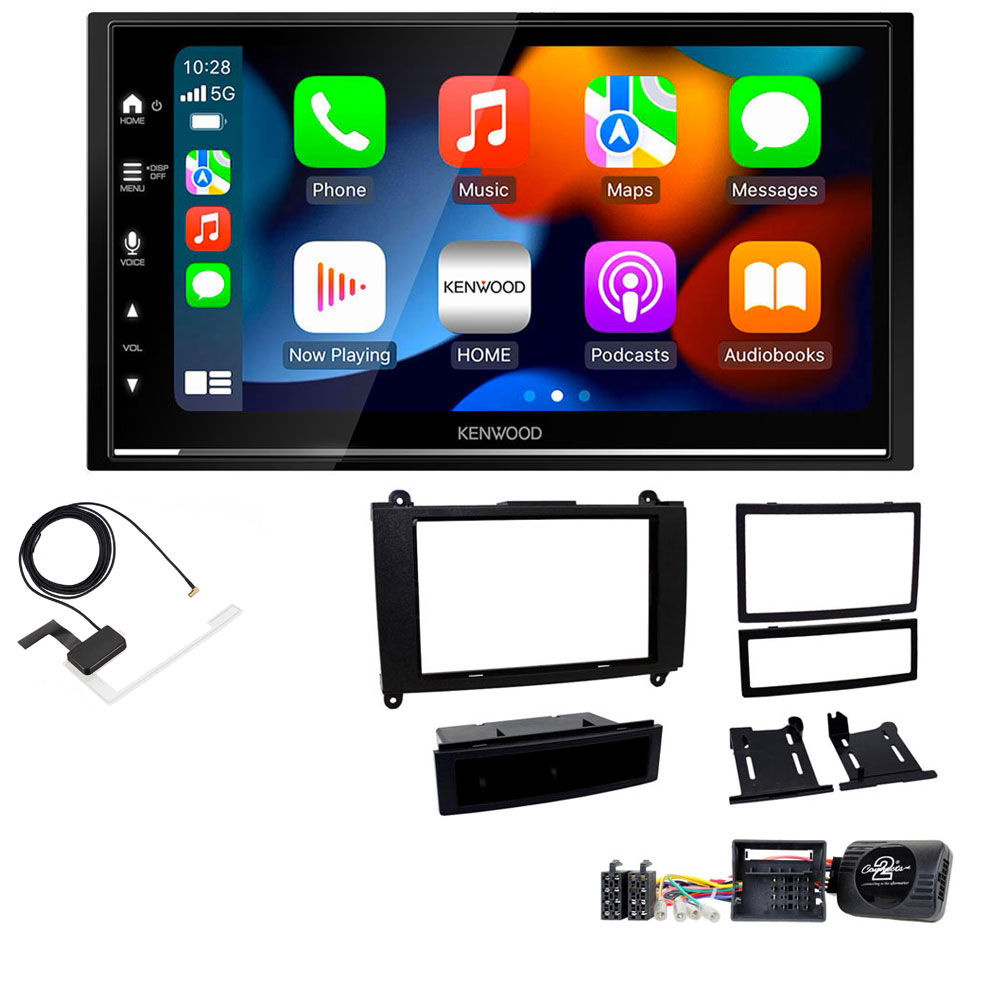 Mercedes Sprinter (2007 - 2016) Kenwood DMX7722DABS Wireless Apple CarPlay DAB Stereo Upgrade Kit