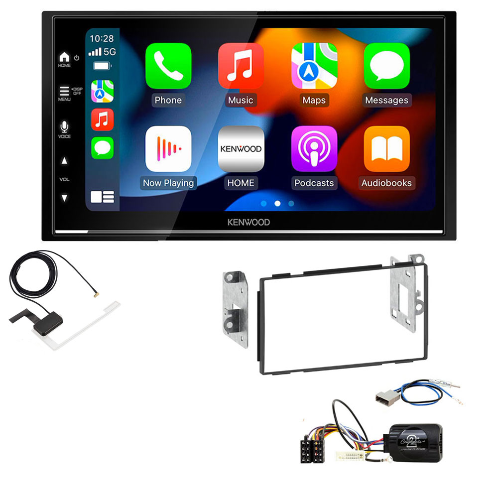 Nissan Qashqai Kenwood DMX7722DABS Wireless Apple CarPlay Android Auto DAB Stereo Upgrade Kit