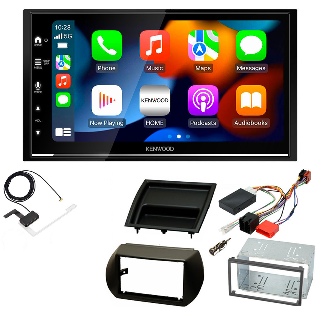 Fiat Fiorino, Qubo Kenwood DMX7722DABS Wireless Apple CarPlay Android Auto DAB Stereo Upgrade Kit