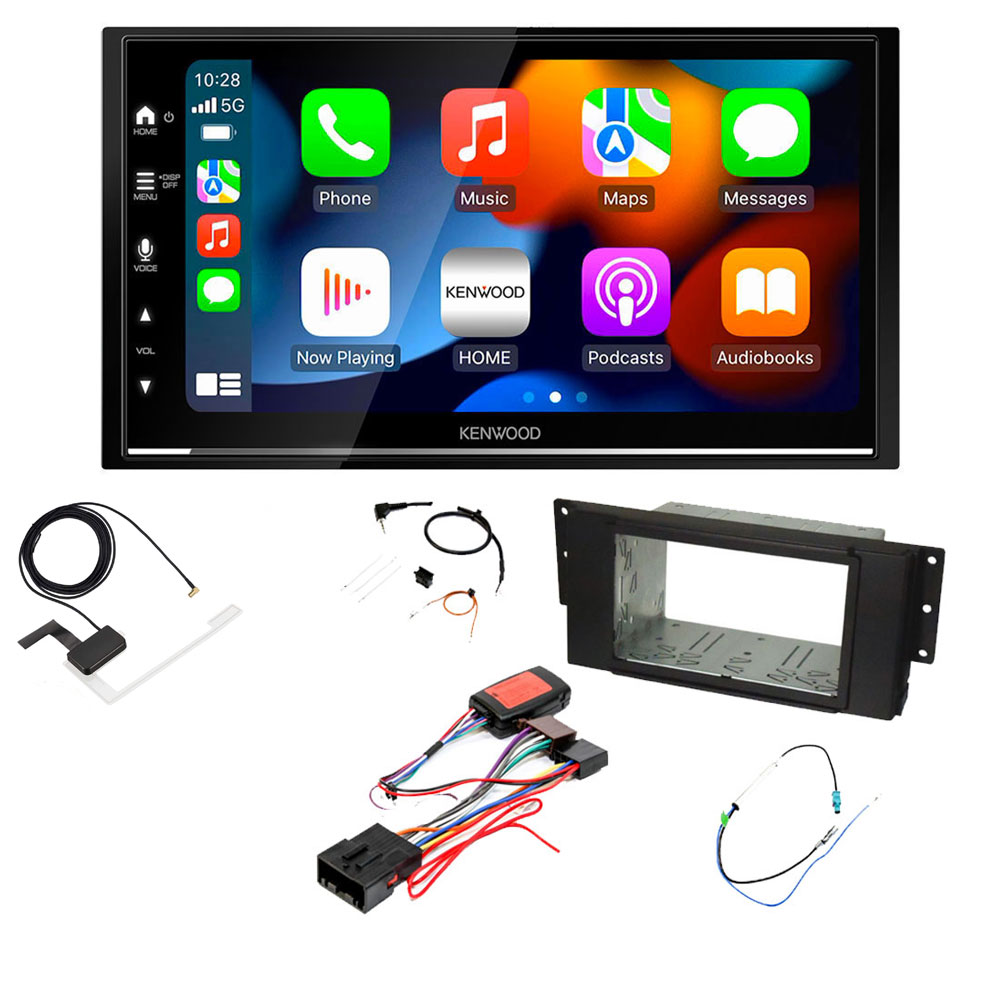 Land Rover Discovery, Freelander, Range Rover Sport Kenwood DMX7722DABS Wireless Apple CarPlay DAB Stereo Upgrade Kit