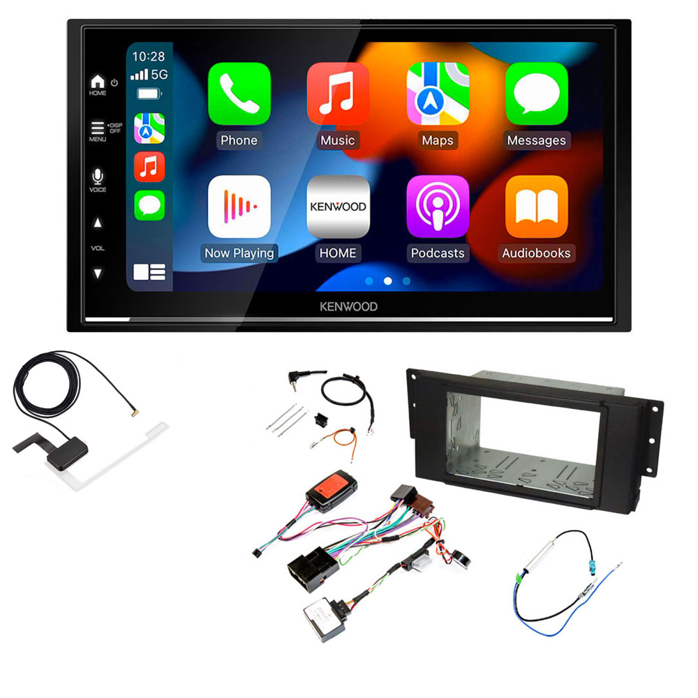 Land Rover Freelander Kenwood DMX7722DABS Wireless Apple CarPlay Android Auto DAB Stereo Upgrade Kit