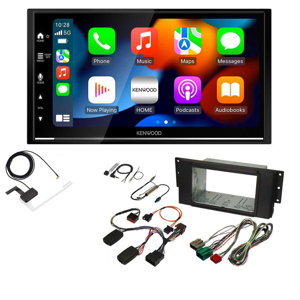 Land Rover Kenwood DMX7722DABS Wireless Apple CarPlay Android Auto DAB Stereo Upgrade Kit