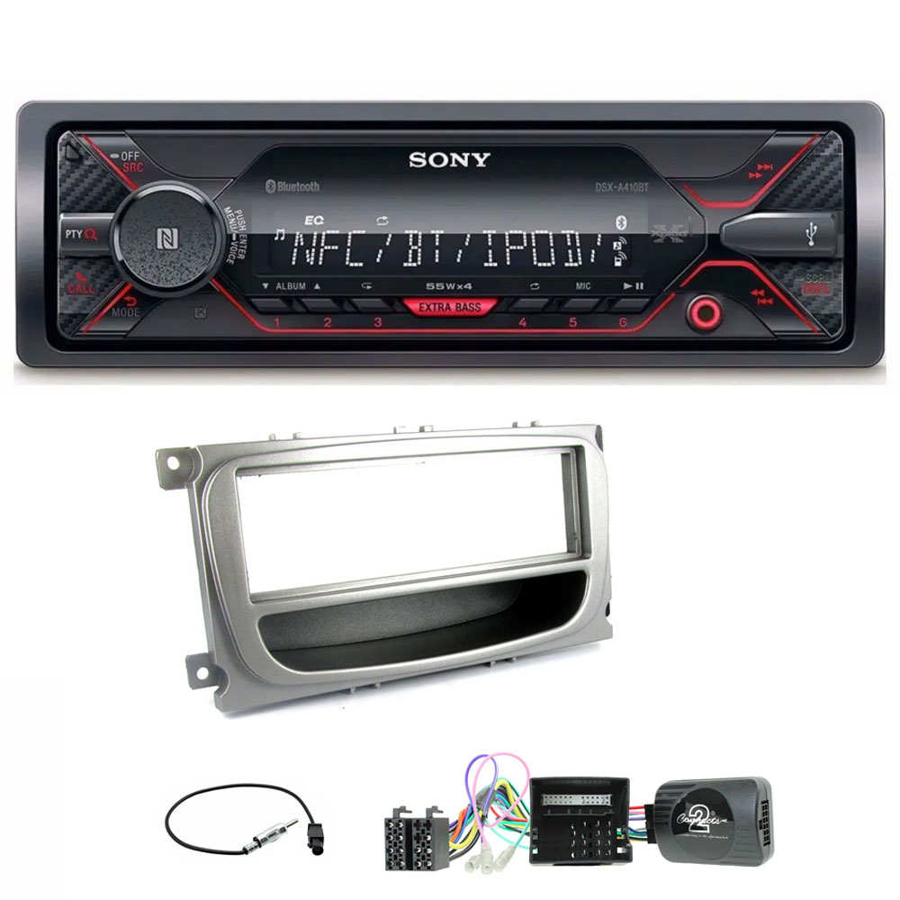 Ford Focus, Mondeo Sony Mechless Bluetooth USB iPhone iPod Car Stereo Upgrade Kit
