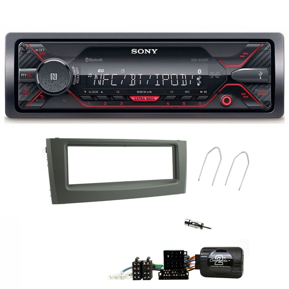 Fiat Grande Punto Sony Mechless Bluetooth USB iPhone iPod Car Stereo Upgrade Kit