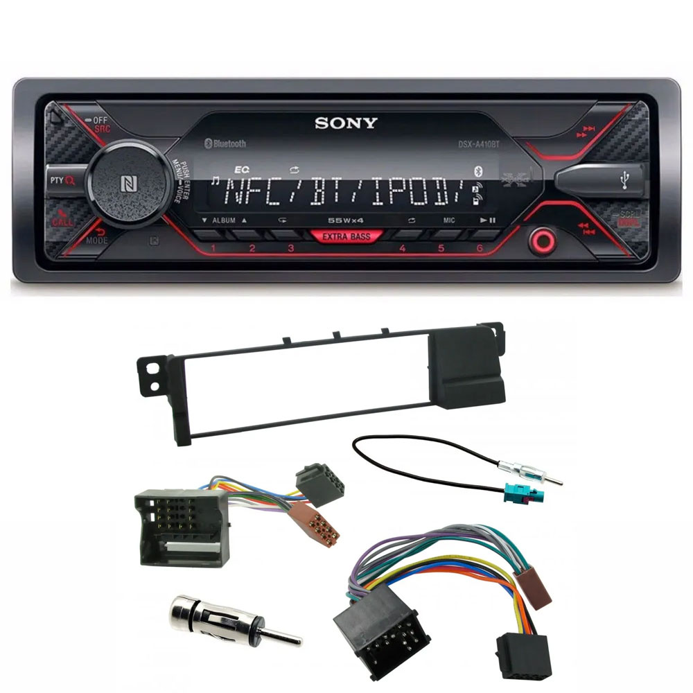 BMW 3 Series E46 Sony Mechless Bluetooth USB iPhone iPod Car Stereo Upgrade Kit