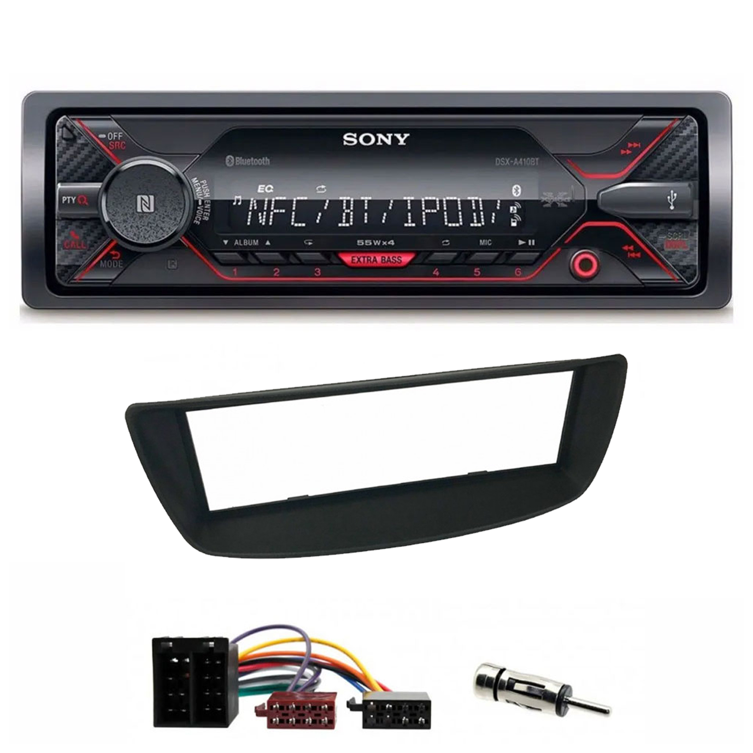 Citroen C1 2005-2014 Sony Mechless Bluetooth USB iPhone iPod Car Stereo Upgrade Kit