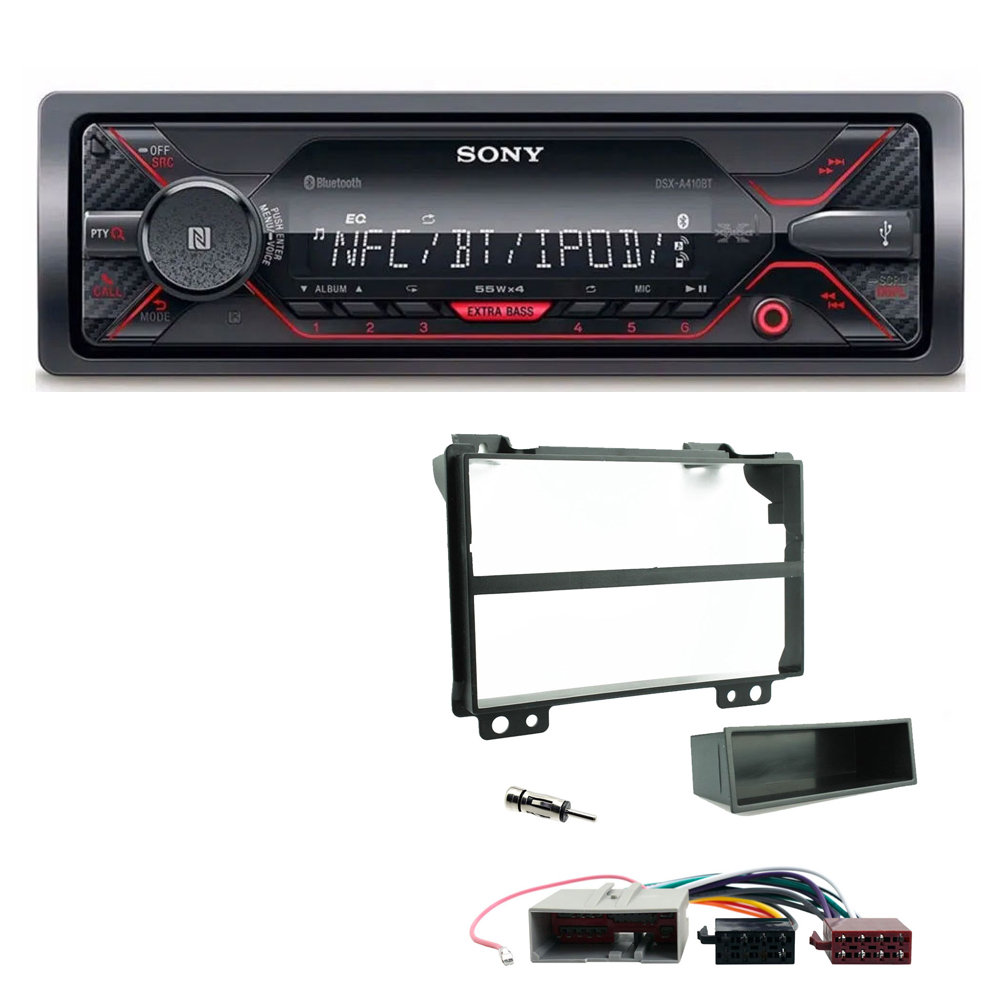 Ford Fiesta, Fusion Sony Mechless Bluetooth USB iPhone iPod Car Stereo Upgrade Kit