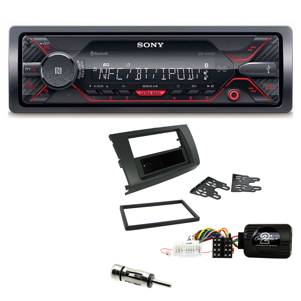 Suzuki Swift Sony Mechless Bluetooth USB iPhone iPod Car Stereo Upgrade Kit