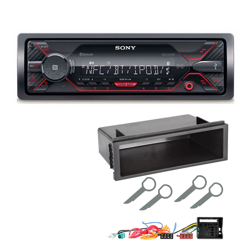 VW Polo, Transporter T5 Sony Mechless Bluetooth USB iPhone iPod Car Stereo Upgrade Kit